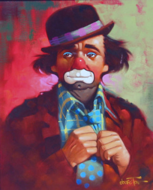 famous clown paintings famous clown paintings