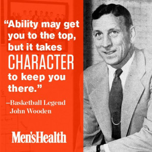 In honor of #MarchMadness, a quote from basketball legend John Wooden.