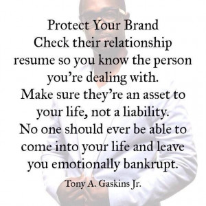 Don't be left emotionally bankrupt