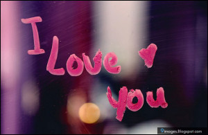 love-you, heart, lipstick, glass, pink