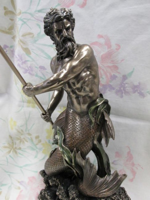 Poseidon Greek God Statue