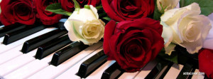 on piano rainbow piano roses love and a victorian style image with a ...