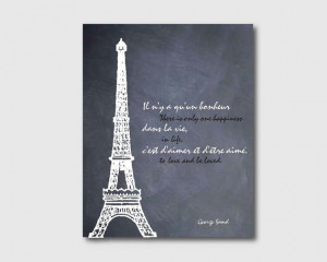 Eiffel Tower - Paris, France - 8 x 10 print - Wall Art - Room Decor ...