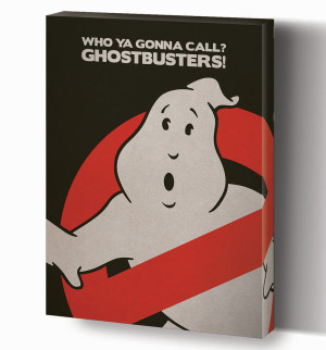 Ghostbusters Who Ya Gonna Call Canvas Print 30 x 40cm
