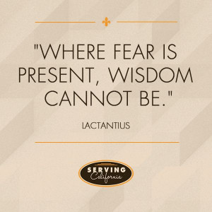 Don't let your fear cripple you.