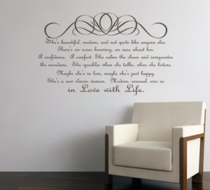 ... Woman Vinyl Decor Wall Lettering Words Quotes Decals Art Custom Willow