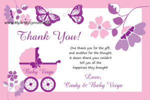 Monarch Butterfly Buggy Baby Shower invitation