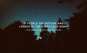 Looking At The Stars Each Night
