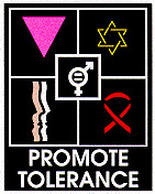 promote tolerance a series of products that say promote tolerance