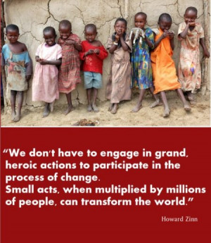 ... Heroic Actions To Partcipate in The Process Of Change - Justice Quote