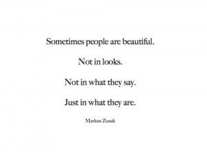 Sometime people are beautiful quote