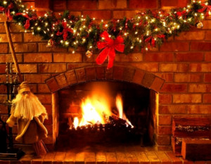 christmas fireplace christmas fireplace scenes cozy scene and ...