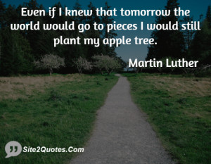 Inspirational Quotes - Martin Luther