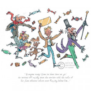 charlie and the chocolate factory book illustrations