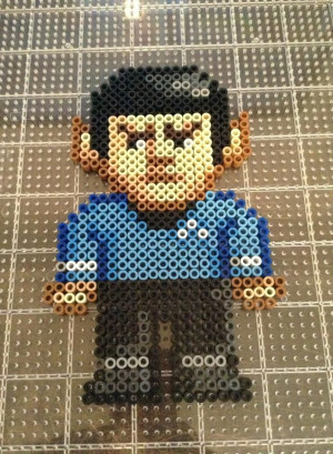 Mr. Spock – Star Trek perler beads by Werbenjagermanjensen on ...