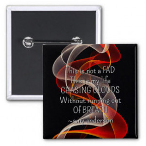 Vaping Quotes Red Smoke Pinback Buttons