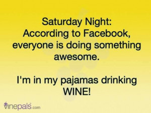 Saturday Night and Wine #Pinning