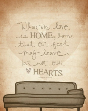 Home/heart quote