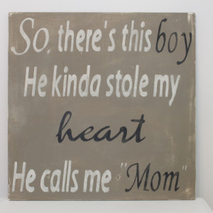 So, there's this boy... wall art, quote, sign