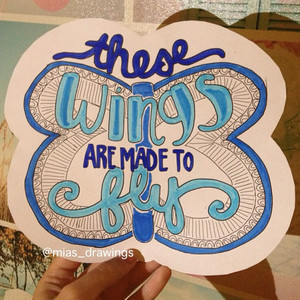 Little Mix- Wings lyric art