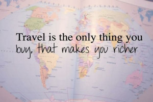 don’t have time to travel.”