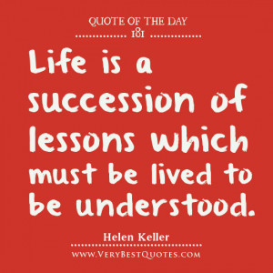 ... . Helen Keller quotes,Life quotes of the day, Quote Of The Day