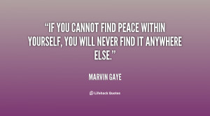 Find Peace within Yourself Quotes