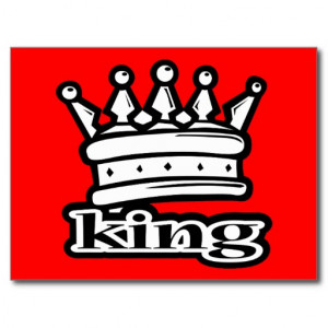 King Crown Royal Royalty Postcard