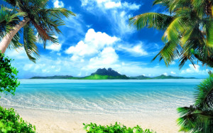 Tropical Beach Wallpaper - HD Wallpapers