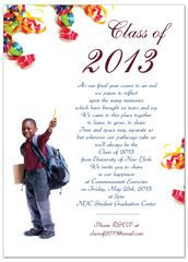 5th Grade Graduation Party Invitation