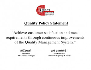 Quality Policy Statement Doc
