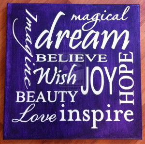 inspirational words canvas by pawprintexample inspirational stock ...