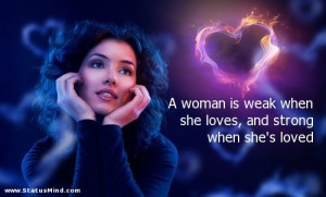 Weak Women Quotes