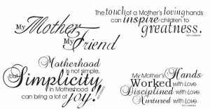 ... Mothers Loving Hands Can Inspire Children To Greatness - Mother Quote