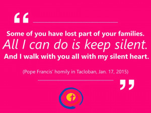 ... Memorable Quotes of Pope Francis During His Visit to the Philippines