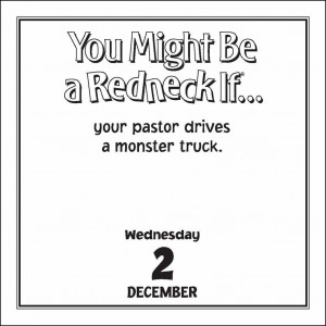 ... >Jeff Foxworthy You Might Be a Redneck If 2015 Desk Calendar
