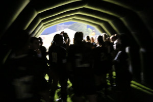 Everyone gets a water bottle with their name on it