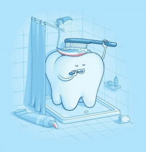 bano, diente, crema, dental