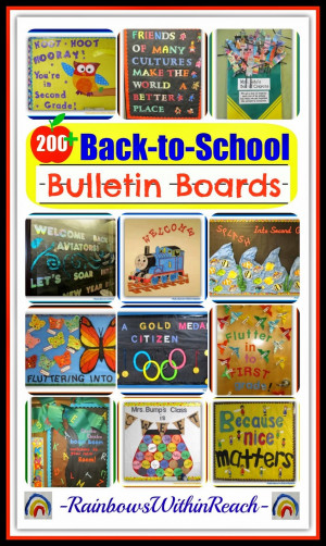 Welcome Back to School Bulletin Boards Ideas