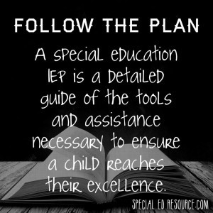 In Special Education, An IEP Is The Baseline For Services As an ...
