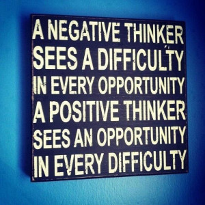focus on the positive ALWAYS!