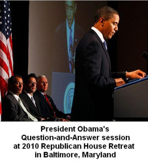 Obama Q+A at the 2010 House Republican retreat