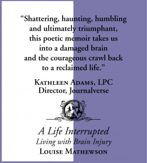 Kathleen Adams praise for a Life Interrupted: Living with Brain Injury ...