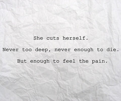 Self Harm Sayings