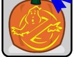 Ghostbusters Logo Pumpkin