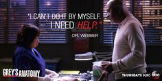 ... Richard Webber to Dr. Miranda Bailey; Grey's Anatomy season 10 quotes