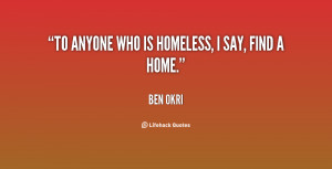 Quotes About Homelessness
