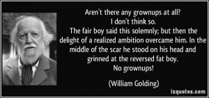 William Golding Quote