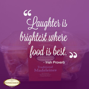 Laughter is brightest where food is best. #foodquotes #funfoodquotes # ...