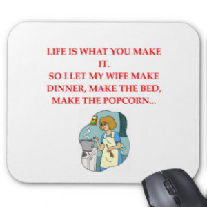 male chauvinist pig joke mouse pad